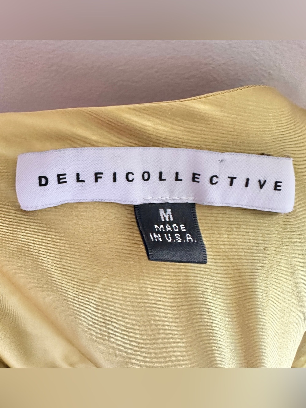 Delfi Collective Oriana Satin Scoop-Neck Maxi Dress in Olive - Picture 8 of 8